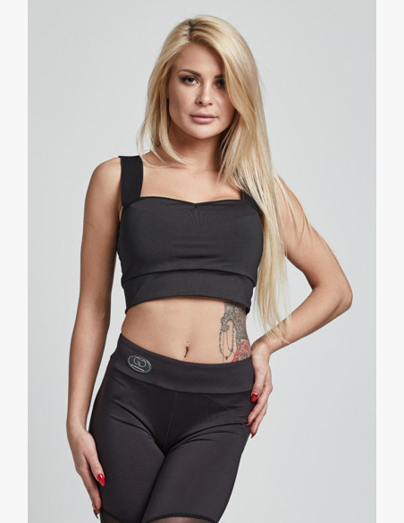 TOP BRAVE BLACK - Gym Provocateur