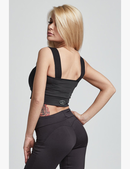 TOP BRAVE BLACK - Gym Provocateur