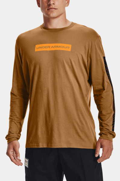 T-shirt Under Armour 21230 SWERVE LS Antique Ochre