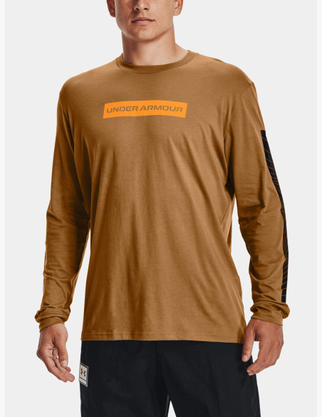 T-shirt Under Armour 21230 SWERVE LS Antique Ochre