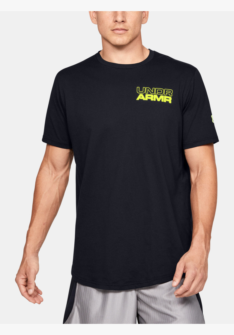 T-shirt Under Armour Baseline Photoreal Graphic Tee Black