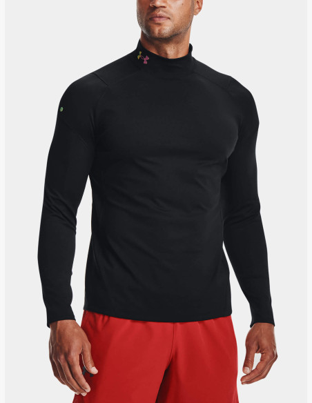 T-shirt Under Armour ColdGear Rush Mock Black