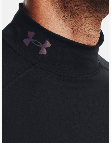T-shirt Under Armour ColdGear Rush Mock Black