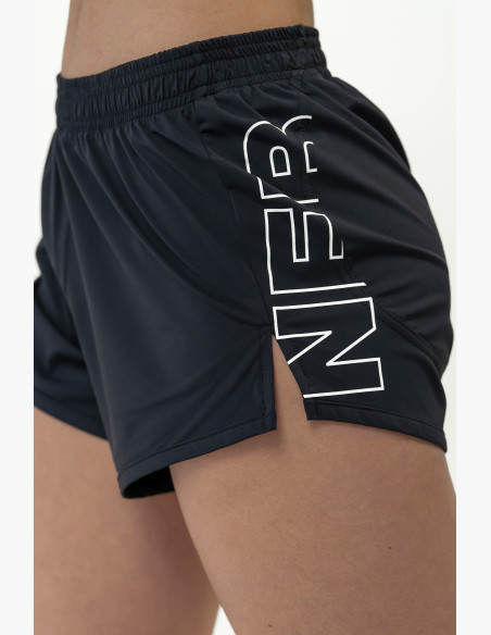 NEBBIA FIT Activewear shorts with hidden pocket black