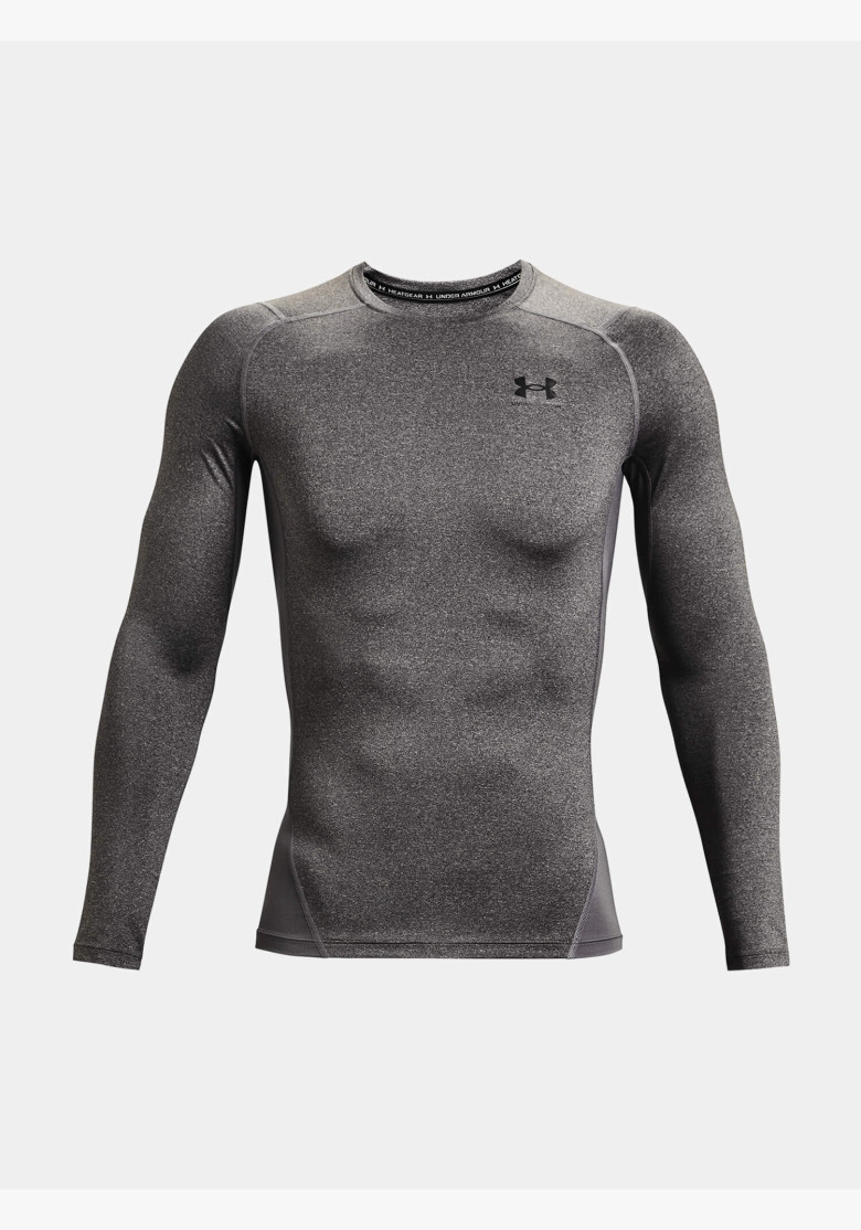 Tričko Under Armour HG Armour Comp LS Carbon Heather