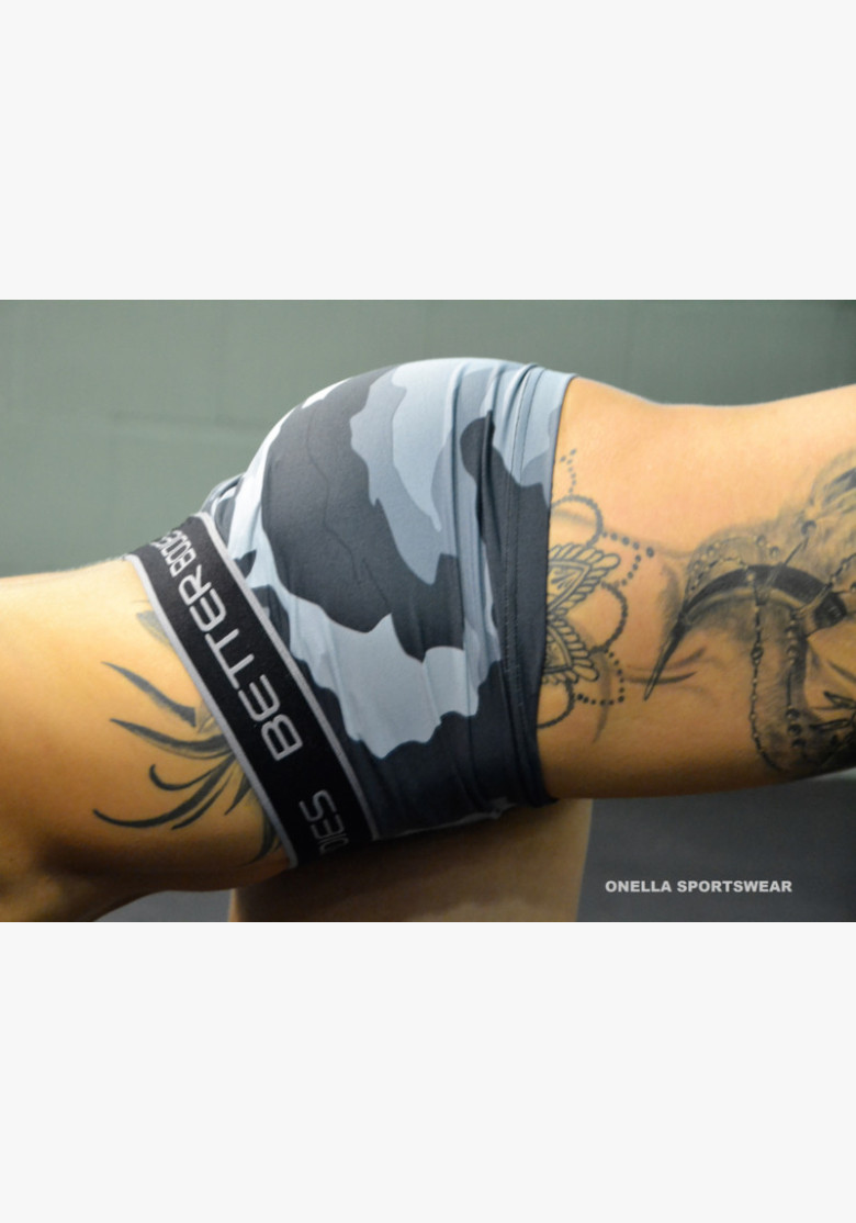 FITNESS GREY CAMOPRINT grey shorts -...