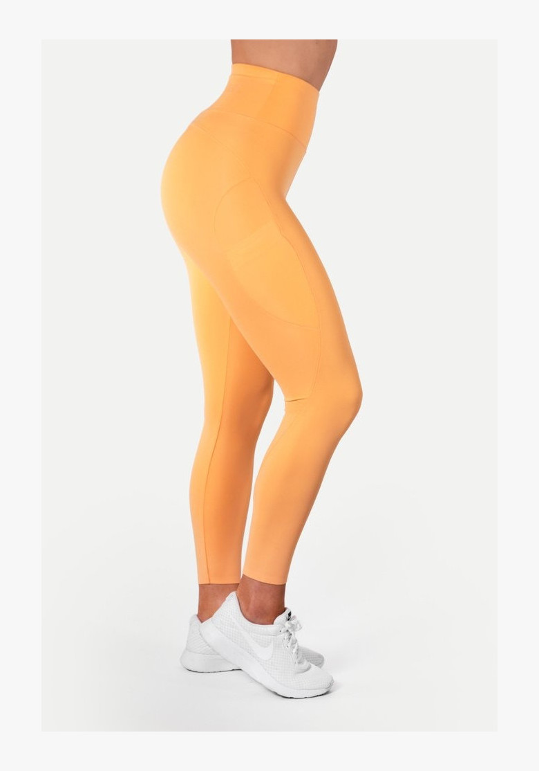 Legíny HIGH WAIST LIGHT ORANGE - Better Bodies