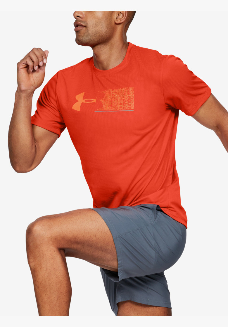 Tričko Under Armour M Run Graphic Escape Tee Ultra Orange