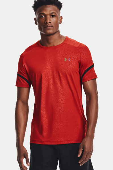 T-shirt Under Armour Rush 2.0 Emboss Orange