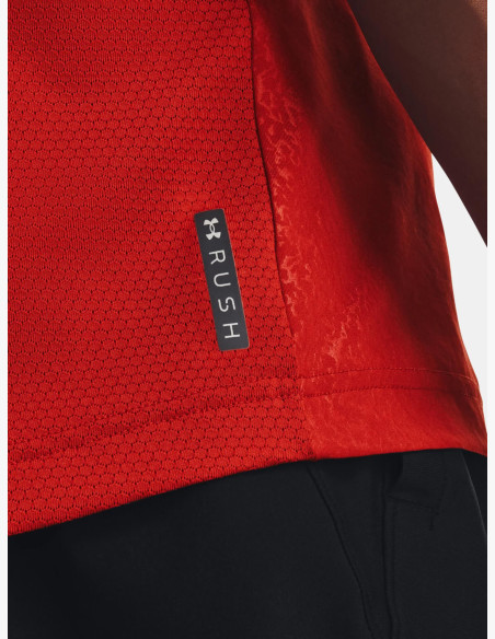 T-shirt Under Armour Rush 2.0 Emboss Orange