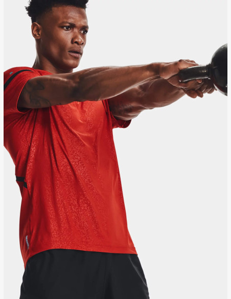 T-shirt Under Armour Rush 2.0 Emboss Orange
