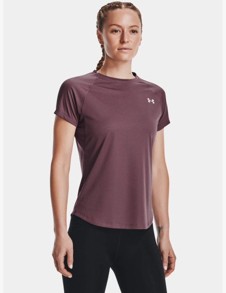 T-shirt Under Armour Speed Stride Short Sleeve Ash Plum