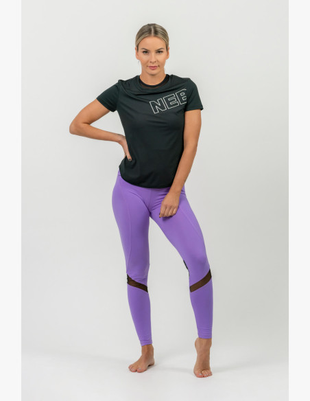 NEBBIA FIT Activewear functional short sleeve T-shirt black