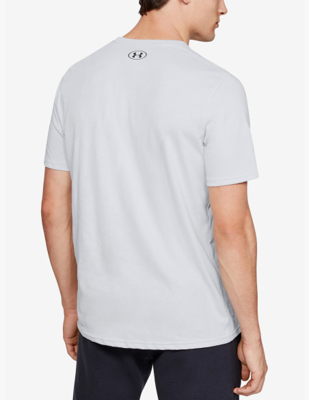 Under Armour Team Issue Wordmark SS Halo Gray T-Shirt