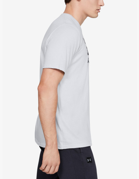 Under Armour Team Issue Wordmark SS Halo Gray T-Shirt