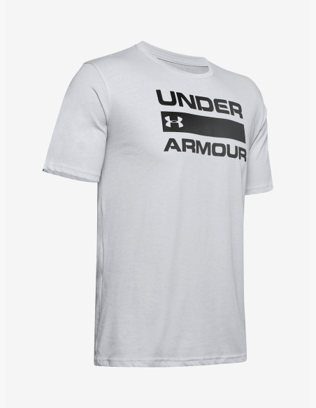 Under Armour Team Issue Wordmark SS Halo Gray T-Shirt