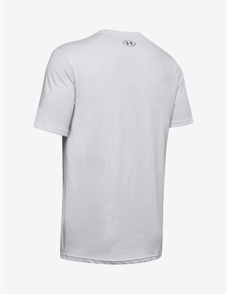 Under Armour Team Issue Wordmark SS Halo Gray T-Shirt