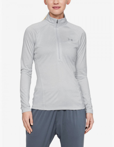 T-shirt Under Armour Tech 1/2 Zip Twist Halo Gray