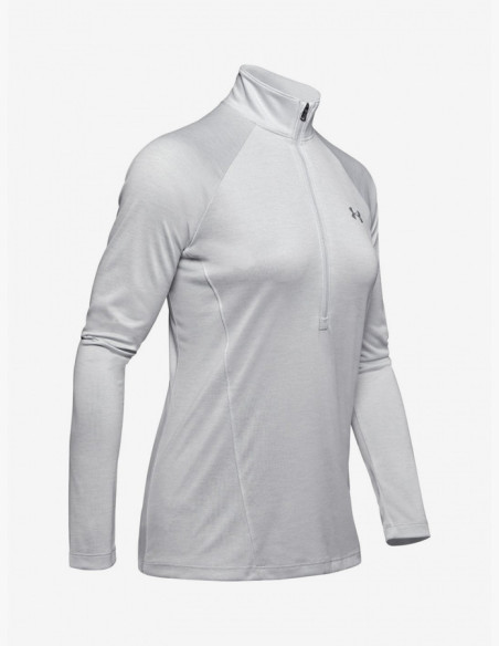 T-shirt Under Armour Tech 1/2 Zip Twist Halo Gray