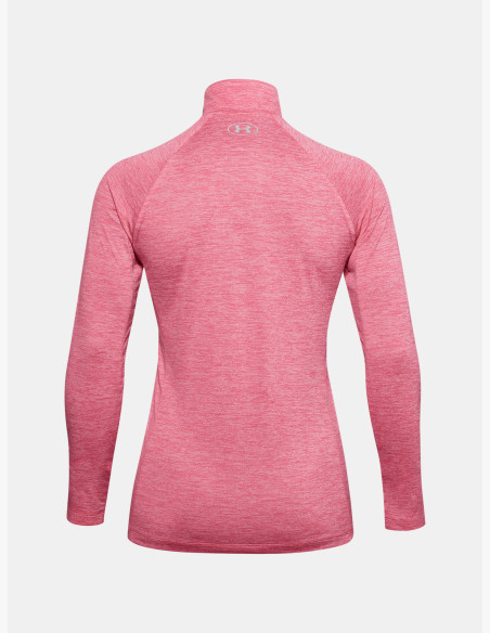 T-shirt Under Armour Tech 1/2 Zip Twist Pink