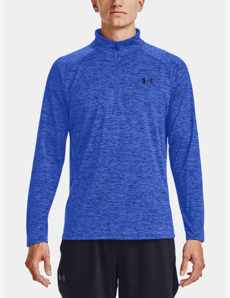 T-shirt Under Armour Tech 2.0 1/2 Zip Emotion Blue