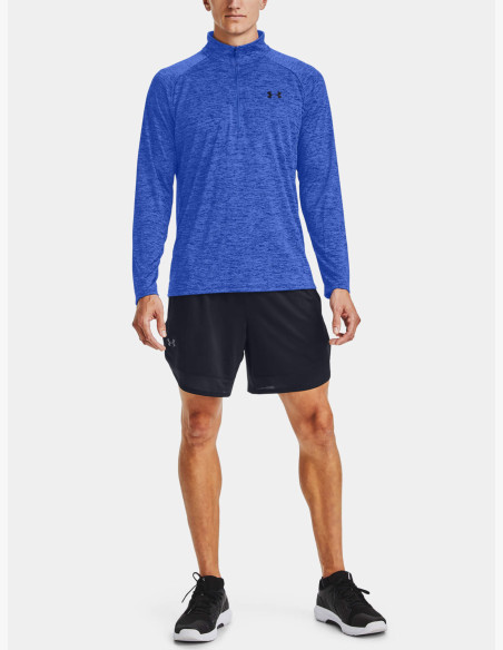 T-shirt Under Armour Tech 2.0 1/2 Zip Emotion Blue