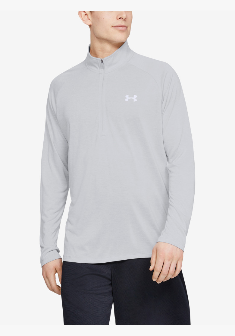 Tričko Under Armour Tech 2.0 1/2 Zip Halo Gray