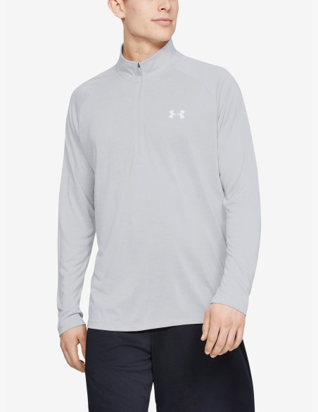 Under Armour Tech 2.0 1/2 Zip Halo Gray T-Shirt