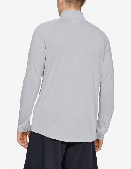 Under Armour Tech 2.0 1/2 Zip Halo Gray T-Shirt