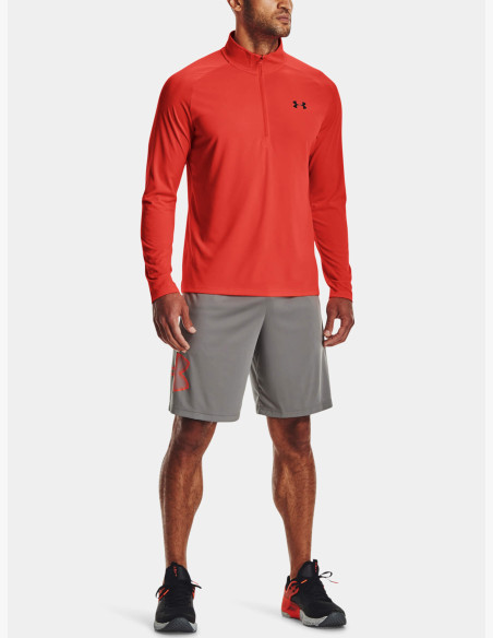 T-shirt Under Armour Tech 2.0 1/2 Zip Phoenix Fire