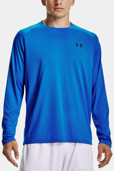 Under Armour Tech 2.0 LS Blue Circuit T-shirt