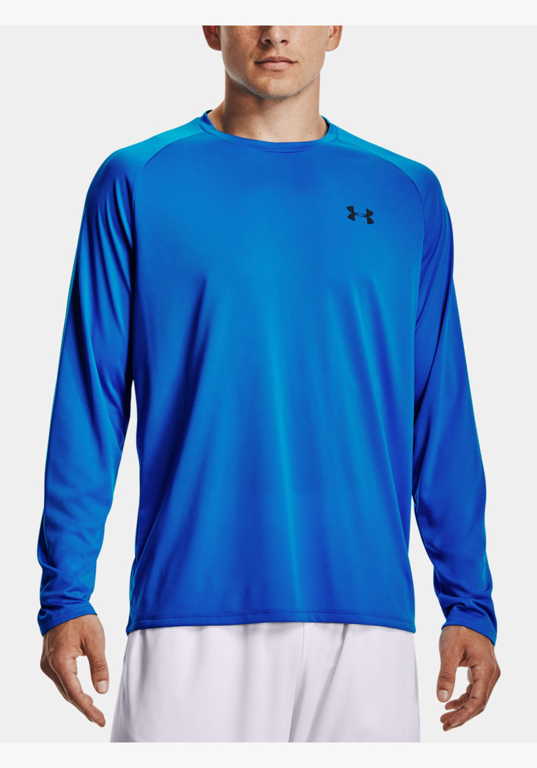 Tričko Under Armour Tech 2.0 LS Blue Circuit