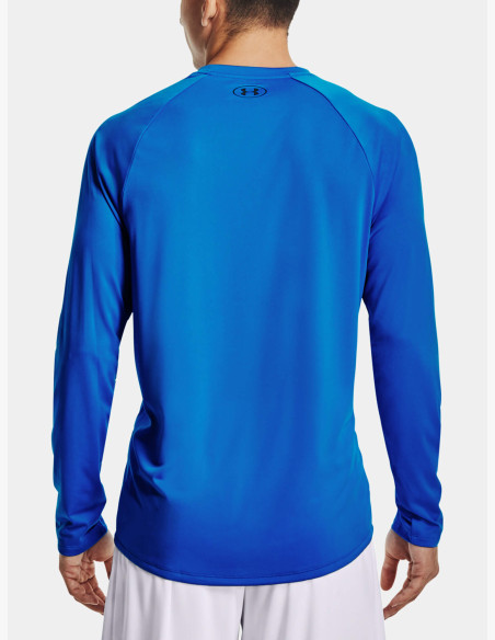 Under Armour Tech 2.0 LS Blue Circuit T-shirt