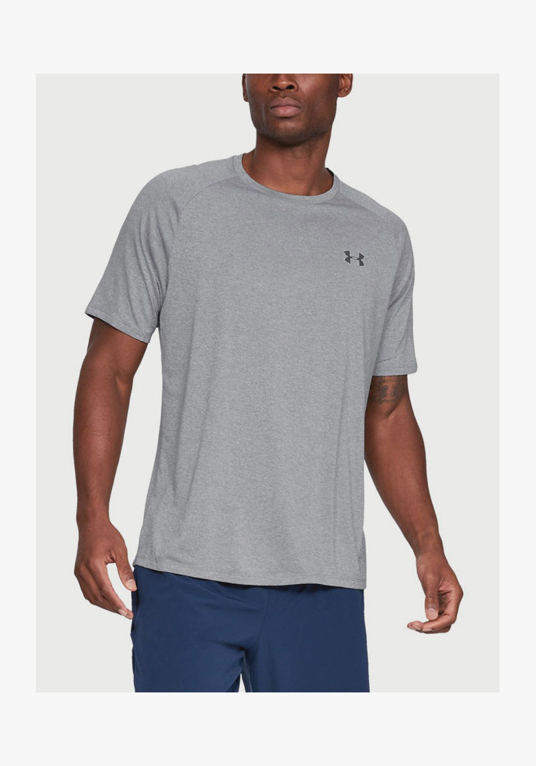 Tričko Under Armour Tech 2.0 SS Tee Steel Light Heather