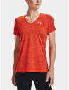 Women's Under Armour Tech SSV - Twist-ORG short sleeve sport shirt in a loose fit with a V-neckline. 