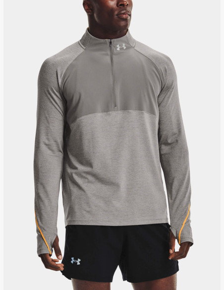 T-shirt Under Armour UA Qualifier Run 2.0 1/2 Zip Gray