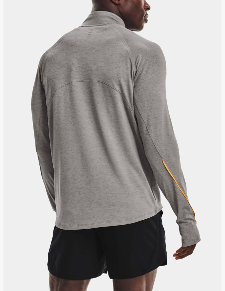 T-shirt Under Armour UA Qualifier Run 2.0 1/2 Zip Gray