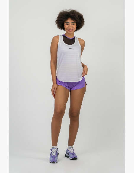 NEBBIA FIT Activewear Tank top "Airy" with reflective logo white