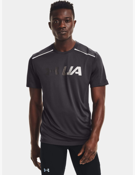 T-shirt Under Armour UA RUN Graphic Print Fill SS Jet Gray