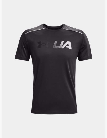 T-shirt Under Armour UA RUN Graphic Print Fill SS Jet Gray
