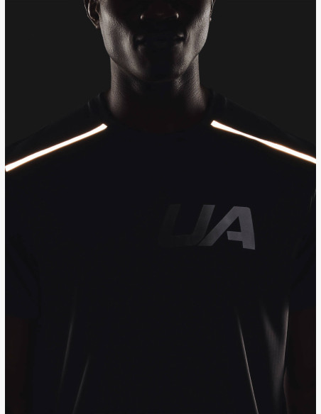 T-shirt Under Armour UA RUN Graphic Print Fill SS Jet Gray