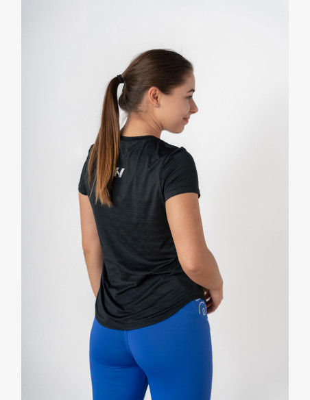 NEBBIA FIT Activewear T-shirt "Airy" with reflective logo black