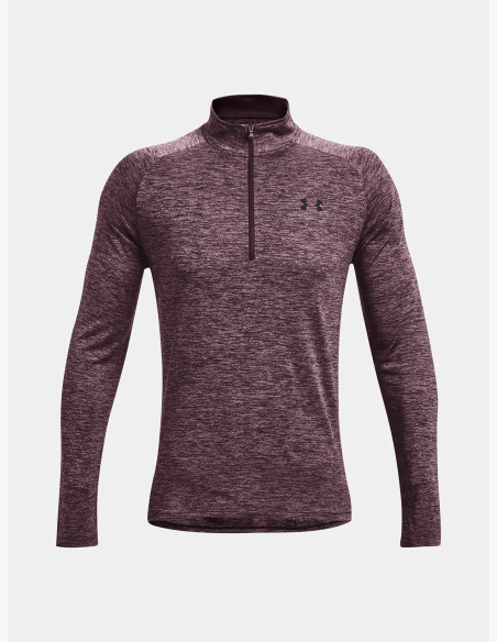 T-shirt Under Armour UA Tech 2.0 1/2 Zip Ash Plum