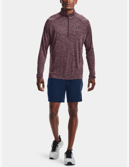 T-shirt Under Armour UA Tech 2.0 1/2 Zip Ash Plum