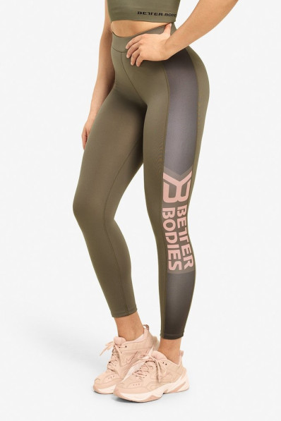 CHRYSTIE WASH GREEN Leggings - Better Bodies