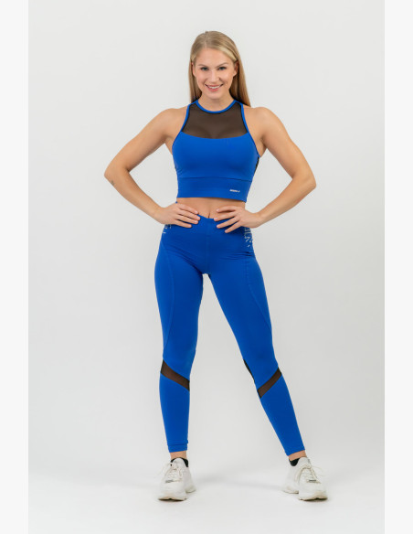 NEBBIA FIT Activewear padded sports bra blue