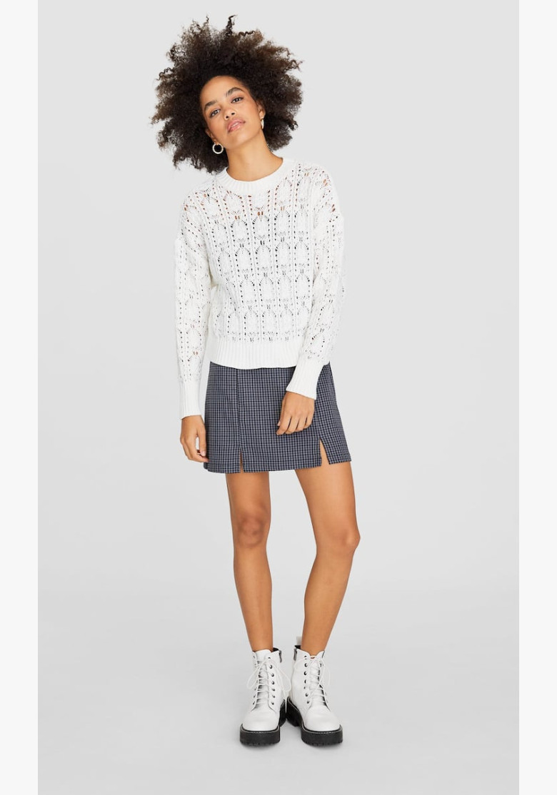 Fantasy openwork sweater Stradivarius