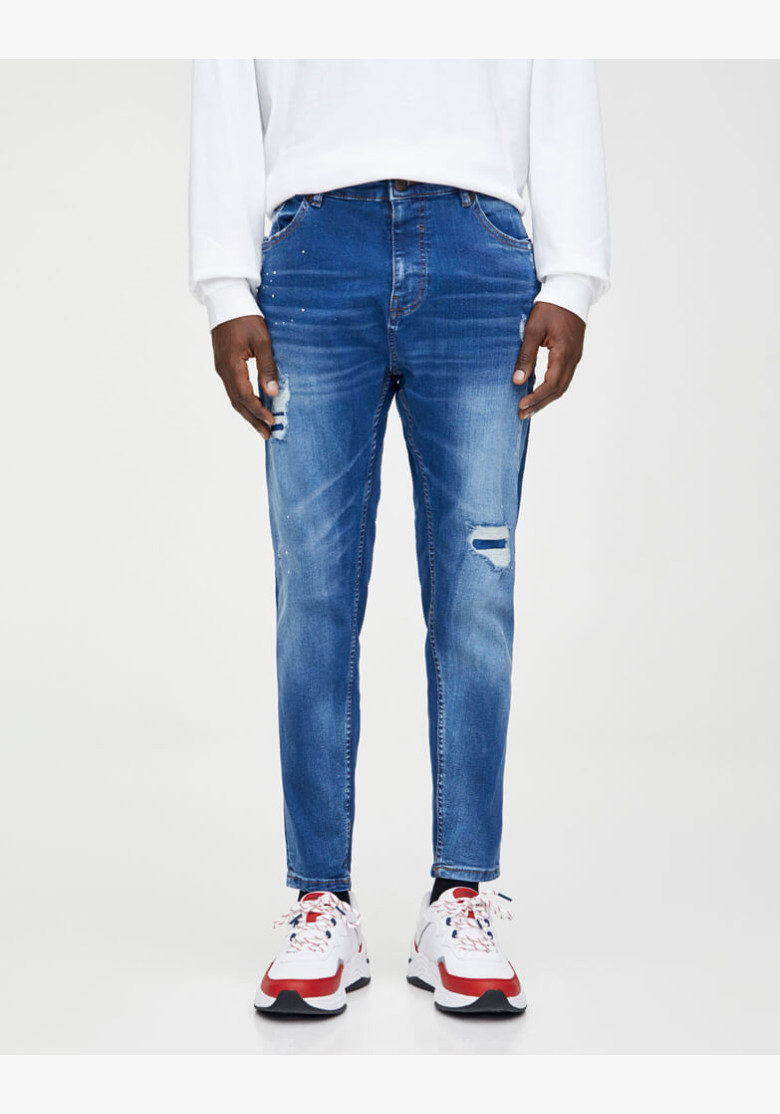 Premium ripped carrot fit jeans Pull & Bear