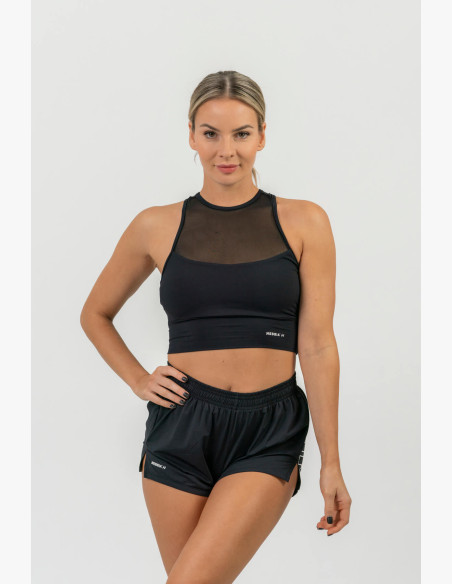 NEBBIA FIT Activewear padded sports bra black