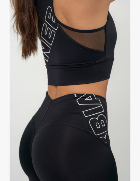 NEBBIA FIT Activewear padded sports bra black